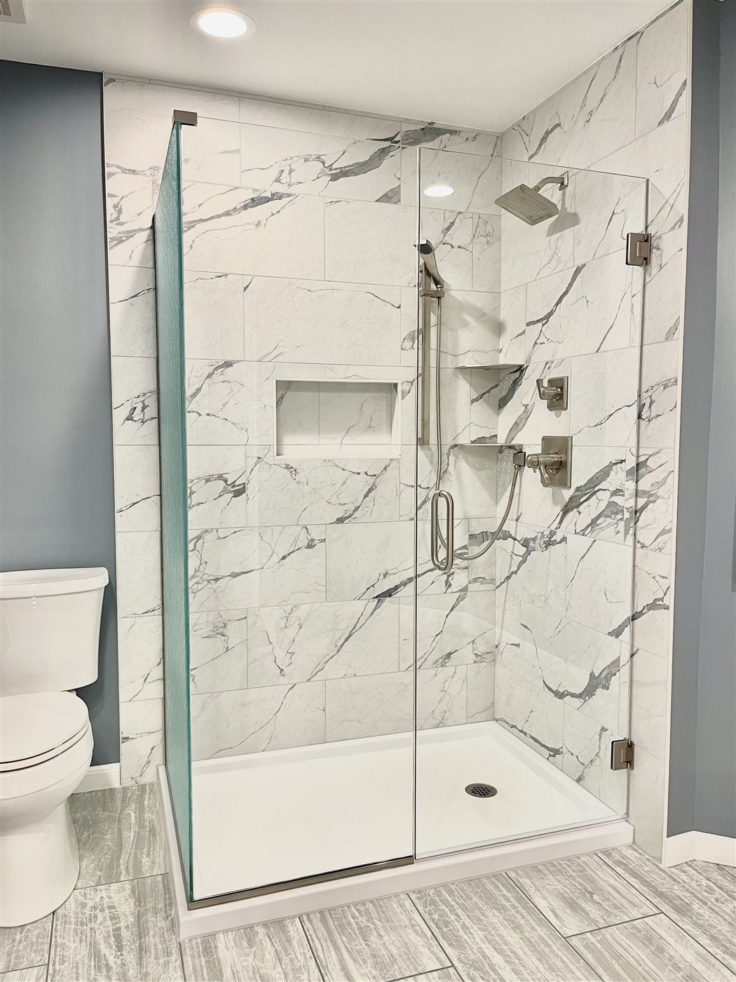 Custom shower remodel