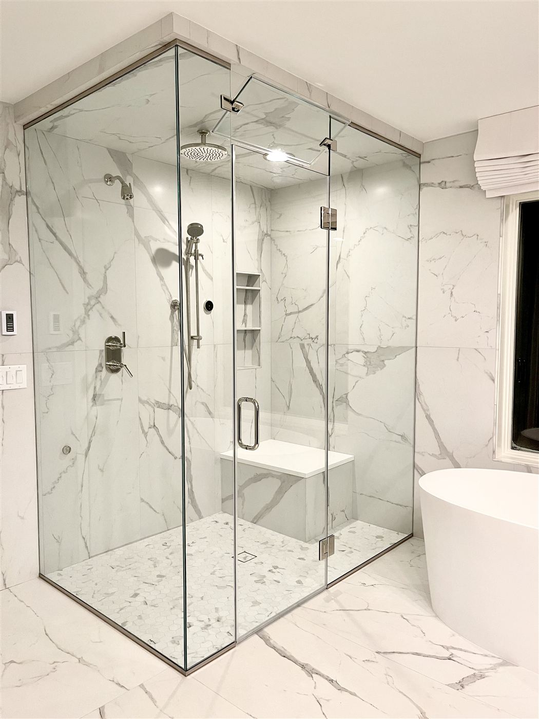 Steam shower design